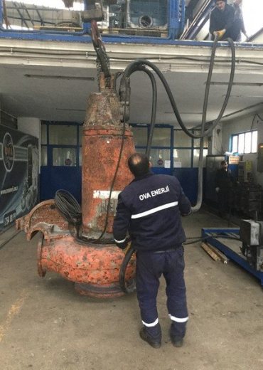 Wartung von Abwasser-Tauchmotorpumpen