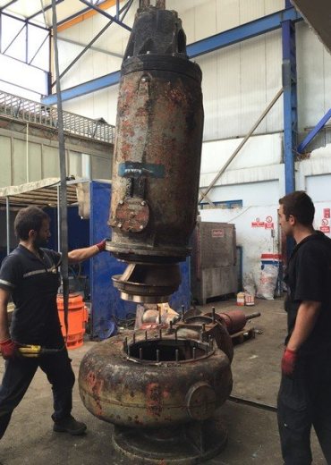 Wartung von Abwasser-Tauchmotorpumpen