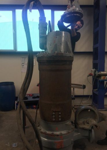 Wartung von Abwasser-Tauchmotorpumpen