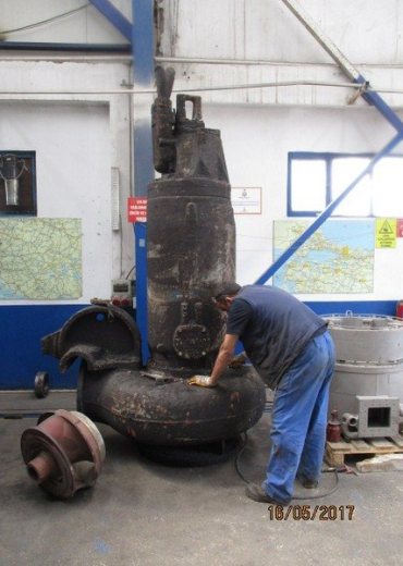 Wartung von Abwasser-Tauchmotorpumpen