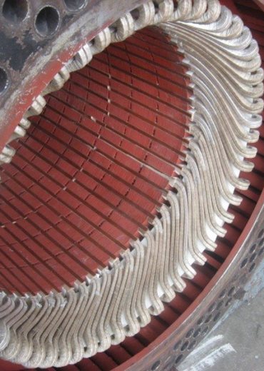سیم‌پیچی و تعمیر موتور آسنکرون روتور سیم‌پیچی‌شده (حلقه لغزان)