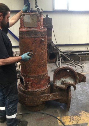 Wartung von Abwasser-Tauchmotorpumpen