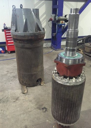 Wartung von Abwasser-Tauchmotorpumpen