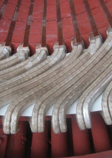 سیم‌پیچی و تعمیر موتور آسنکرون روتور سیم‌پیچی‌شده (حلقه لغزان)
