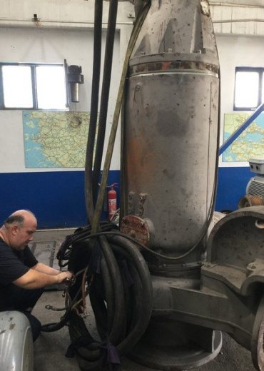 Wartung von Abwasser-Tauchmotorpumpen
