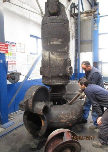 Wartung von Abwasser-Tauchmotorpumpen