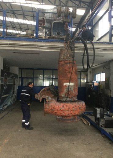 Wartung von Abwasser-Tauchmotorpumpen